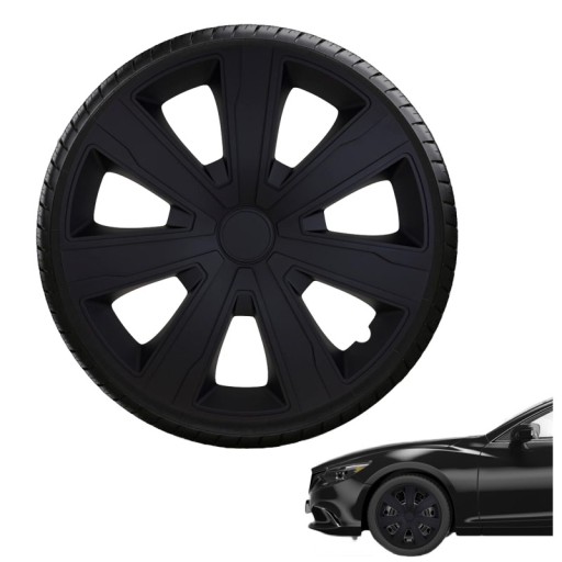 Ковпаки 15 дюймів TENZO BLACK чорні GORECKI