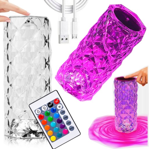 Лампа для проектора NIGHT LAMP GLAMOUR ROSE RGB мультиколор