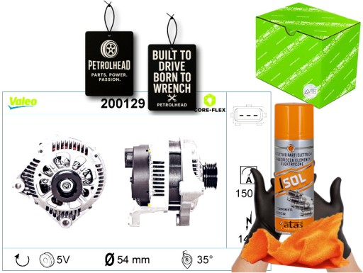 VAL200129#ECS-PCP+K - Генератор bmw 3 e46 5 e39 7 e38 x5 e53 land rover ra #petrolhead pro+ kit4