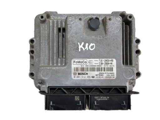 computer control unit of the engine FORD FIESTA MK7 1.0 ECOBOOST F1B1-12A650-AMB