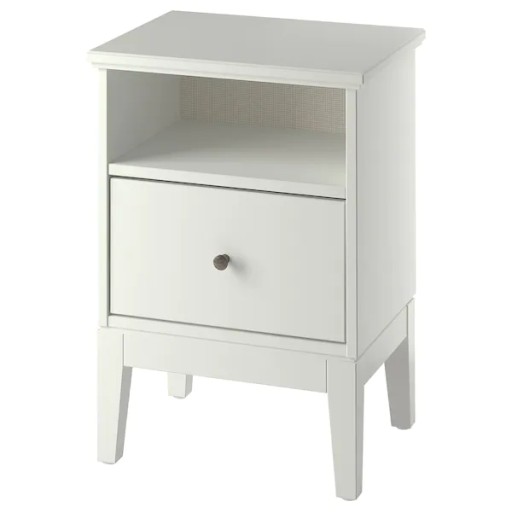 IKEA IDANAS Nočný stolík biely 47x40 cm