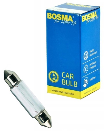 1727 - BOSMA - ТРУБЧАТА ЛАМПА SV8.5 C5W 12V 5W 11x44 MM