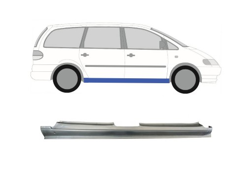 3283810003 - VW SHARAN 1995-2000 ПОРОГ ПРАВА