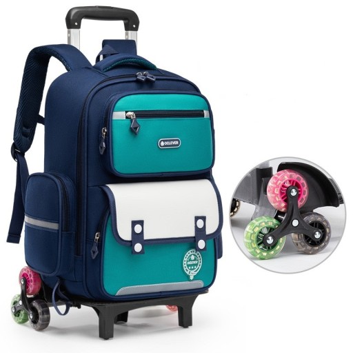 Рюкзак шкільний багатокамерний peng88 Відтінки зеленого