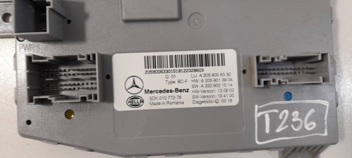 Mercedes-Benz GLC X253 C253 comfort control unit A2059006330 (T236)