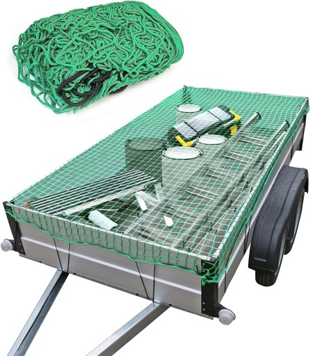 СЕТКА БЕЗОПАСНОСТИ ГРУЗА 350Х550СМ С РЕЗИНОВЫМ УЗЛОМ