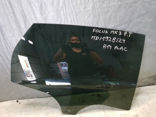 FORD FOCUS MK3 HB window door right rear part DYMIONA