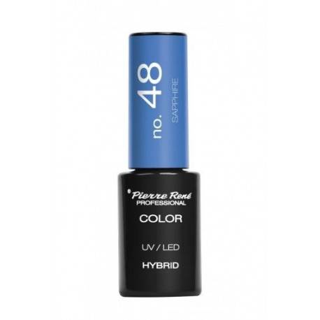 Hybridný lak Pierre René Modrá 6 ml č. 48