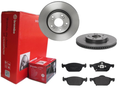 ДИСКИ КОЛОДКИ BREMBO ПЕРЕДНЯ HONDA CIVIC IX 293M