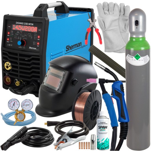 Сварочный аппарат MIG MAG Sherman 200A MMA Tig Puls Kit