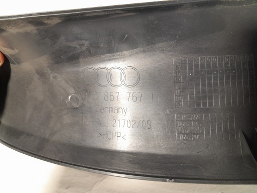 AUDI A4 B9 Blende Abdeckung Blende Abdeckung SLUPKA 8W0867767
