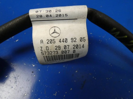 MERCEDES C KLASA W205 bundle wiring SONDY of the sensor NOX