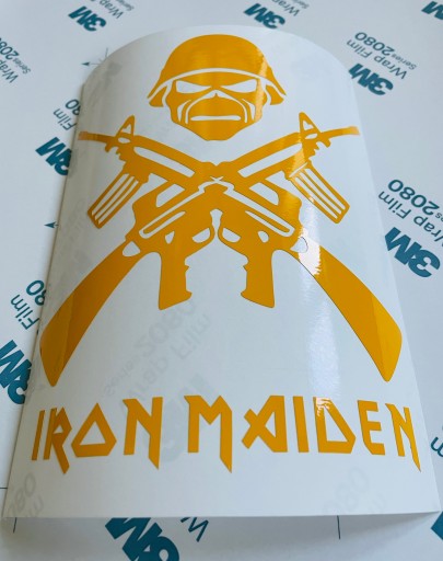 Iron Maiden наклейка 55 см x 44.5 см