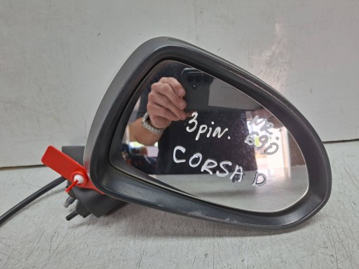 mirror right 3 PINY OPEL CORSA D 2006