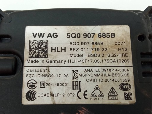 modulo 5Q0907685B Skoda Superb III (2015-2024)