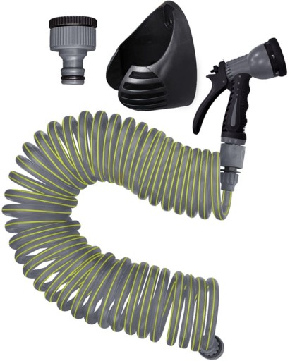 Wąż spiralny szary 10 m Jardbric