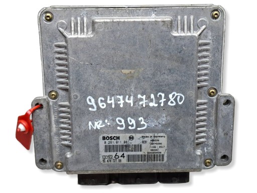 control unit of the engine 0281011081 9647472780 9646850580 Citroen Peugeot 2.0 HDI