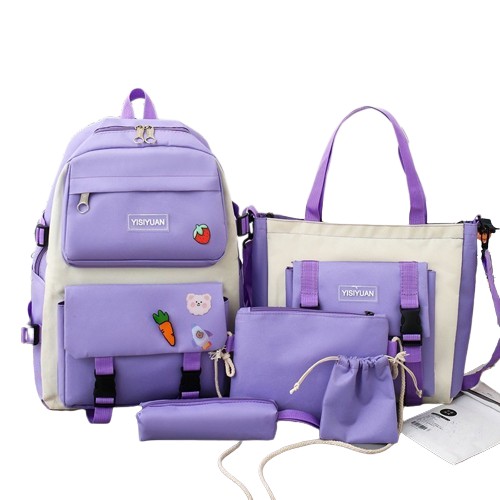 Рюкзак шкільний на багато відділень _) K\u0026M Shades of purple, Shades of pink