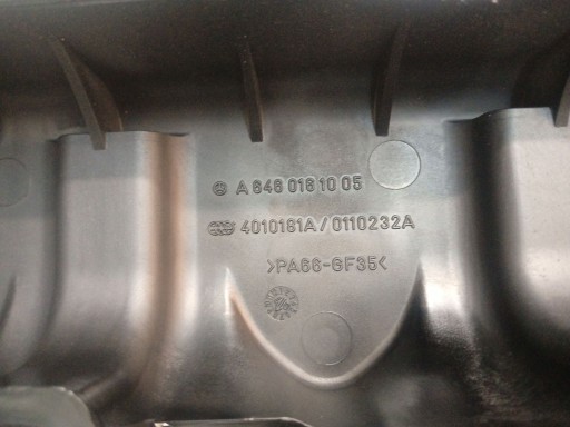 COPERCHIO PUNTERIE MERCEDES W204 W211 2.2 CDI A6460161005 A6460101130
