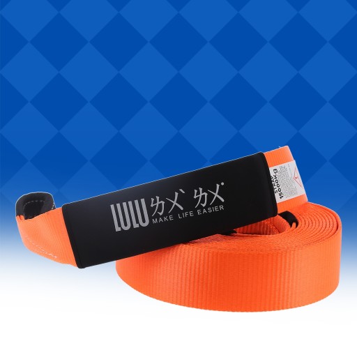 ПРОЧНЫЙ БУКСИРОВОЧНЫЙ ТРОС 15000 КГ, 9 М ОРАНЖЕВЫЙ