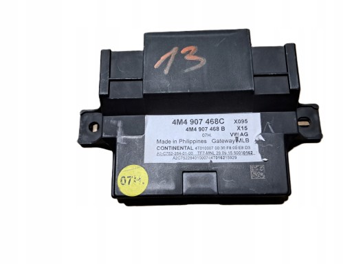 4M4907468B - Модуль контроллера шлюза audi 4m4907468c