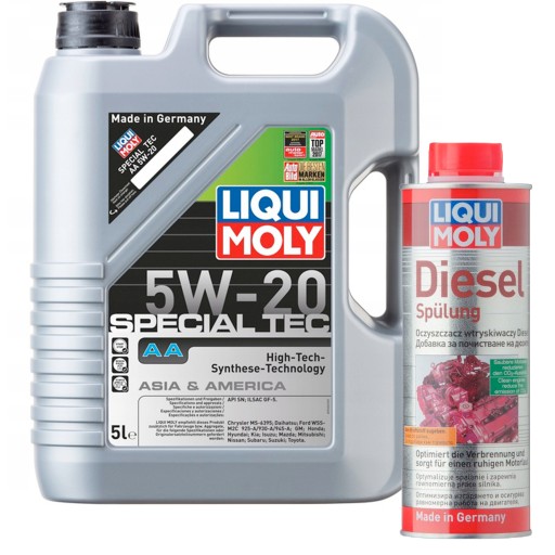 LIQUI MOLY SPECIAL TEC AA 5W20 5L 20793 + SPULUNG
