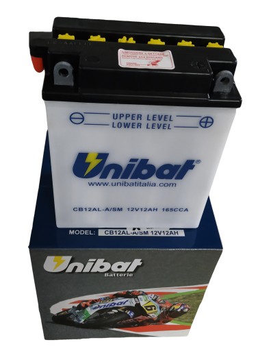 Аккумулятор UNIBAT CB12AL-A YB12AL-a 12Ah 165A