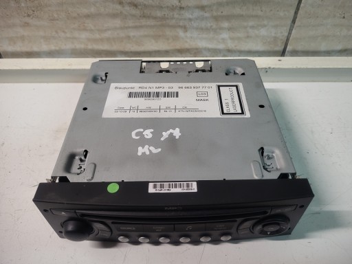 RADIO CD FABRYCZNE CITROEN C5 III X7 PEUGEOT 9666393777