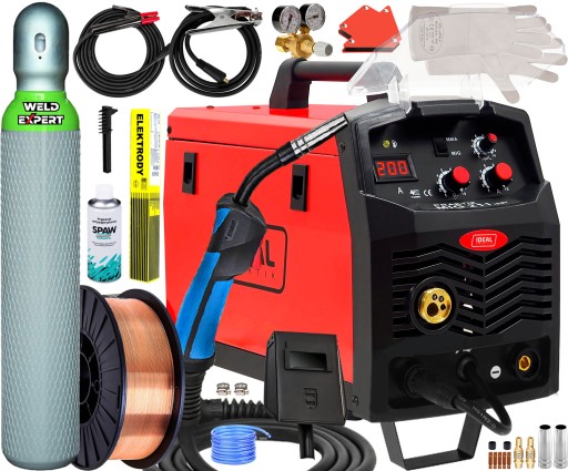 MIGOMAT ДЛЯ АЛЮМІНІЮ IDEAL 200A MMA MIG TIG FLUX