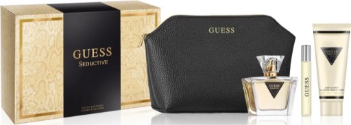 Guess Seductive set EDT 75 ml 15 ml telové mlieko 100 ml kozmetická taštička