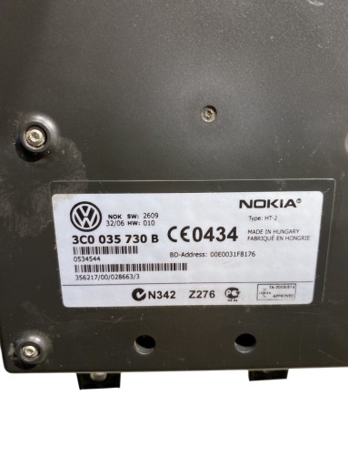 Module BLUETOOTH VW PASSAT B6 2.0 TDI 3C0035730B