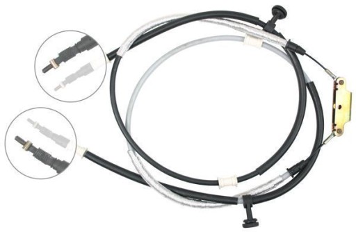 K17205 - ТРОС РУЧНОГО ТОРМОЗА OPEL VECTRA C 02-08