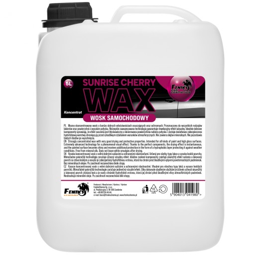 Phoenix Sunrise Cherry Wax 5L-автомобільний віск