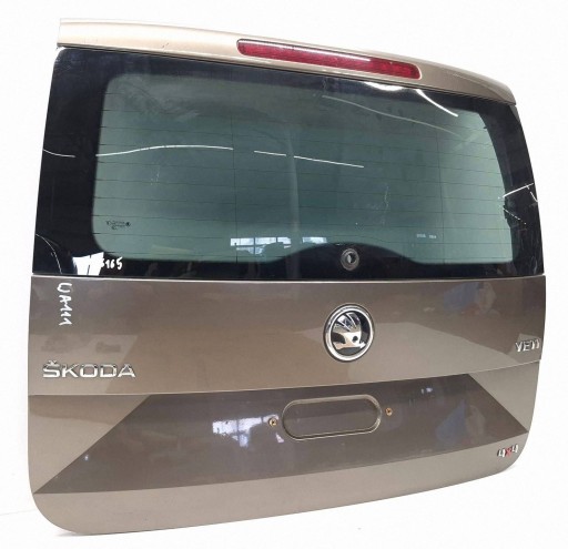 trunk door cover boot rear part rear SKODA YETI 5L LIFT LF8N