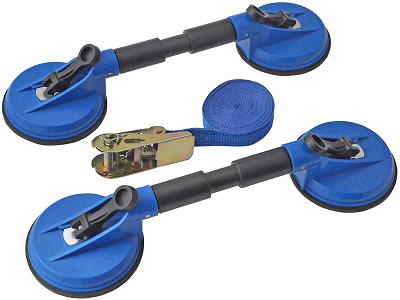 ЗАХВАТ 2X ШАРНИРНАЯ ПРИСОСКА 2ШТ + ОКОННЫЙ РЕМЕНЬ