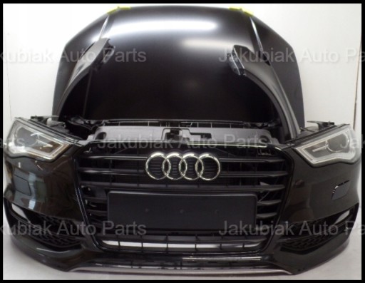 8V5 - AUDI A3 СЕДАН КАПОТ БАМПЕР ПЕРЕДНИЙ ФОНАРЬ S-LINE КСЕНОН