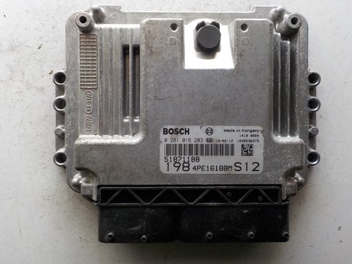 Контроллер компьютера fiat bravo ii 0281016203 51871188