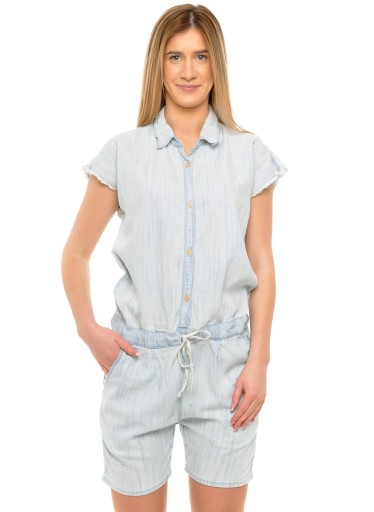 WRANGLER kombinéza JEAN blue JUMPHORT _ M (38)