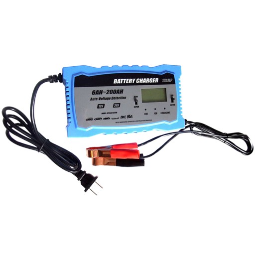 Автомобильное зарядное устройство 12V 24V 10A Smart Charge