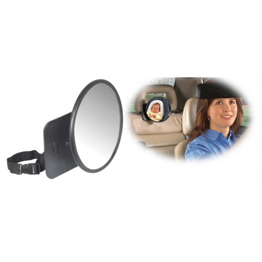 Дитяче дзеркало Carmotion 19 см х 19 см чорне