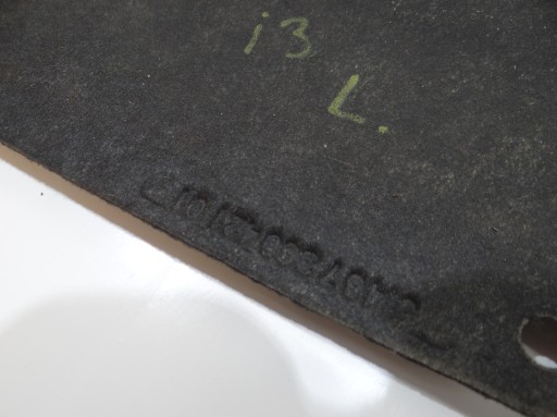 soundproofing bonnets left BMW I3 7360421 (16657498)