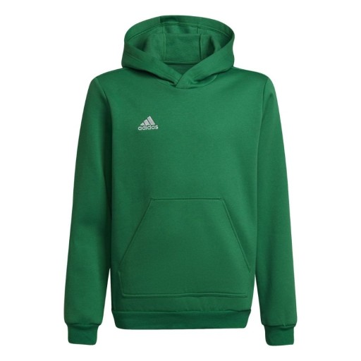 Mikina adidas HOODED SWEAT zelená Veľkosť 152