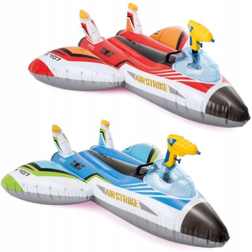 Матрац для плавання + водяний пістолет Intex 57536 червоний