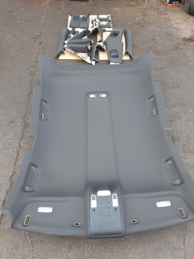 AUDI A7 4G SLINE S-LINE nero CIELO INTERNO RIVESTIMENTO MONTANTI KOMPLET 4G8867506