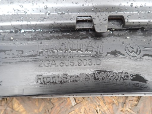 SPOILER nárazníku předního VW VOLKSWAGEN T ROC 2GA A11 17-22R 2GA805903D