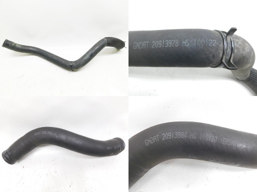 20913984 20913978 - 2x шланг для води-Chevrolet CAPTIVA 2.0 VCDI
