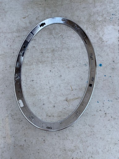 MINI COOPER III F55 F56 14- frame ring CHROM lights left front 7300631