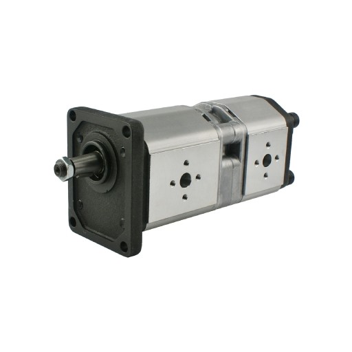 1.40.11.071 - Шестеренчатый насос 2-секционный левый 6/6СМ3 / ОБР ГИДРОЛИДЕР