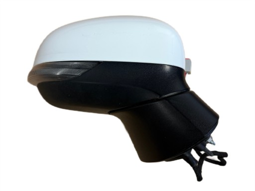 FORD FIESTA MK8 2017-2023 mirror right 6PIN FROZEN WHITE