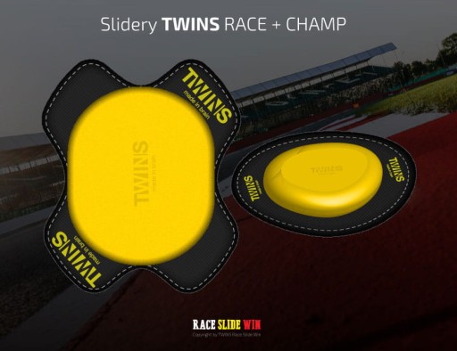 Набір слайдерів TWINS Race Champ жовтий